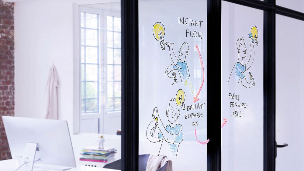 Klare UV-markører - 4 stk