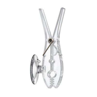 3-pak klemmer med sugekop, klar