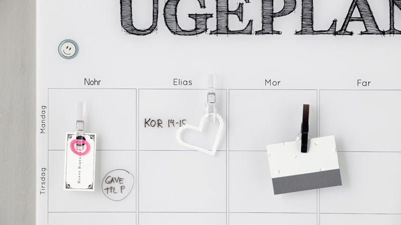 3-pak klemmer med sugekop, sort